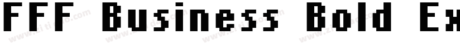 FFF Business Bold Extended字体转换